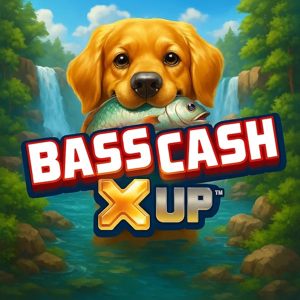 Bass Cash X UP logo by Alchemy Gaming Betalice Casino