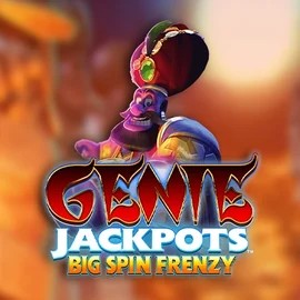 Genie Jackpots: Big Spin Frenzy slot logo by Blueprint Gaming at Betalice Casino