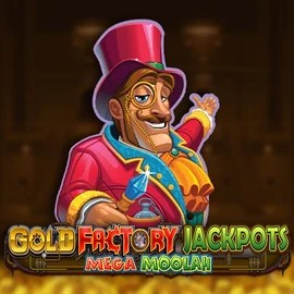 Enjoy Gold Factory Jackpots Mega Moolah by Aurum Signature Studios – logo hosted on betalice-login.com