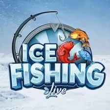 Ice Fishing Live game by Evolution – logo hosted on Betalice Casino