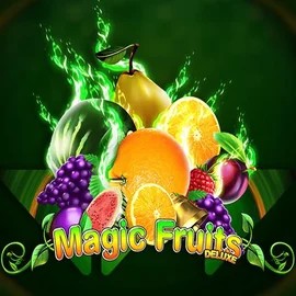 Magic Fruits Deluxe slot logo by Wazdan at Betalice Casino