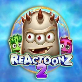 Reactoonz 2 slot logo by Play'n GO at Betalice Casino