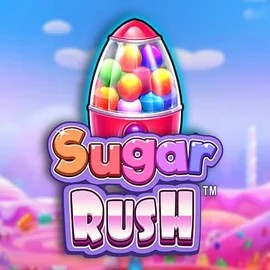 Sugar Rush online game logo by Pragmatic Play on betalice-login.com