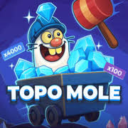 Topo Mole Game slot logo by InOut at Betalice Casino