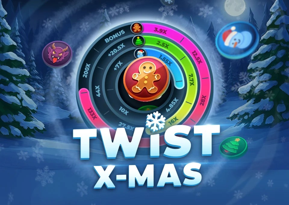 Twist X-mas casino game by InOut – featured logo at Betalice Casino